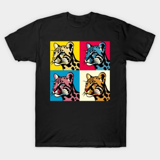 Ocelot Odyssey: A Pop Art Jungle Journey T-Shirt